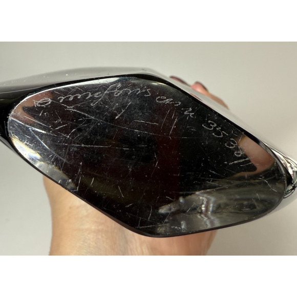 MCM Orrefors Nils Landberg Sommerso Dusk 11.75" Smoked Glass Vase Signed Sweden - Picture 8 of 10